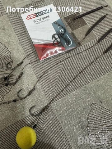 Готови монтажи с куки JRC Wide Gape N4, снимка 3 - Такъми - 52442674