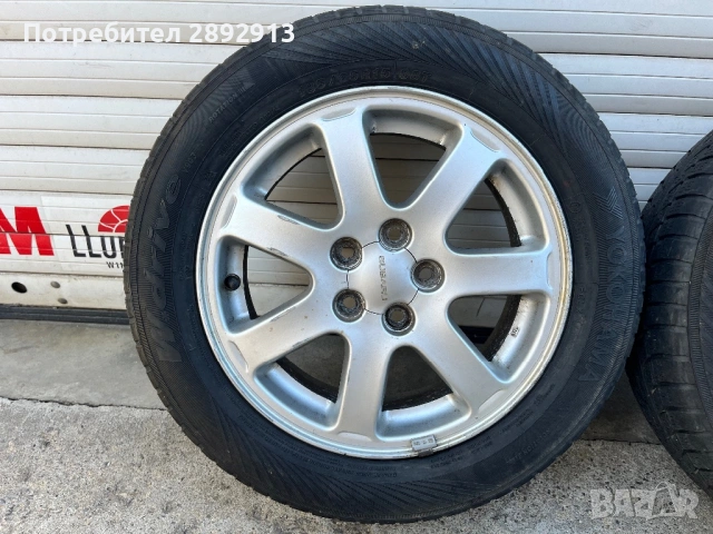 Джанти субару 5x100 15”, снимка 2 - Гуми и джанти - 54296070