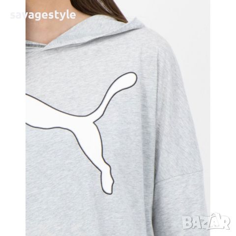 PUMA Modern Sports Cover Up Sweatshirt Grey, снимка 4 - Спортни екипи - 46684933