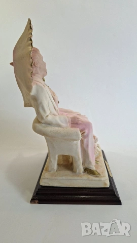 Фигура на влюбена двойка под чадър - L'Arte nel Mondo, Италия
, снимка 2 - Статуетки - 53965445