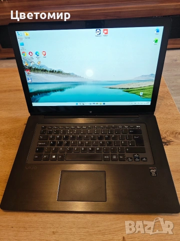 лаптоп Sony Vaio i5-4200U/8GB/240GB SSD/15.6" FHD Touch/ Таблет, снимка 3 - Лаптопи за дома - 53629457