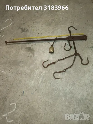 голям кантар с куки тегли до 100 кг