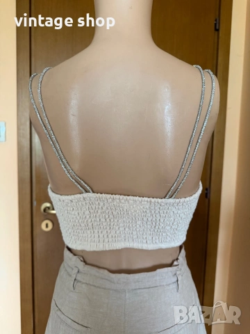 Секси топ тип бюстие H&M, размер S, снимка 4 - Корсети, бюстиета, топове - 54271570