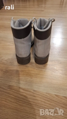 Бежови боти LC, снимка 5 - Дамски боти - 53223485