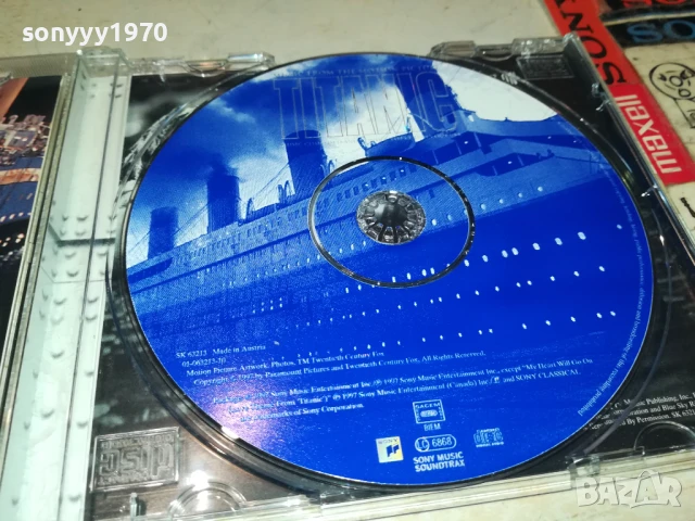 TITANIC-ORIGINAL CD 1208250816, снимка 8 - CD дискове - 51335538