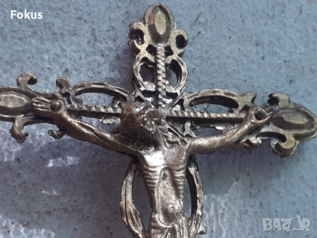 Настолен кръст разпятие религия кръстче, снимка 6 - Антикварни и старинни предмети - 53408583