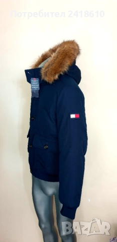 Tommy Hilfiger Mens Down Jacket Size S  НОВО! ОРИГИНАЛ! Мъжко Пухено Зимно Яке !, снимка 7 - Якета - 52625393