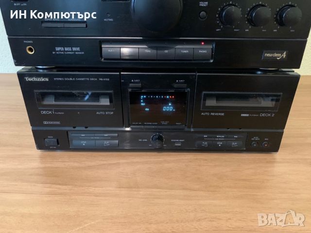 Продавам сет Technics SU-X102 и Technics RS-X102, снимка 2 - Ресийвъри, усилватели, смесителни пултове - 45767555