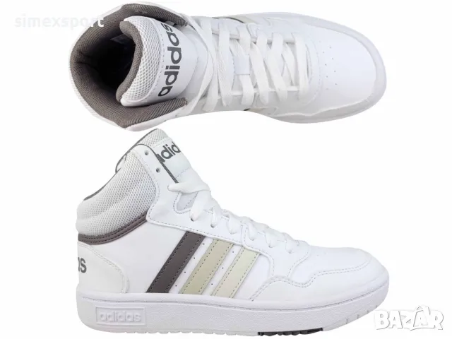 КЕЦОВЕ ADIDAS HOOPS 3.0 MID K, снимка 2 - Кецове - 47115828