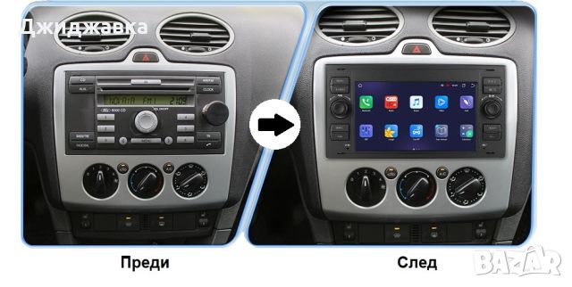 Ford Transit Mondeo Focus C-max мултимедия Android GPS навигация, снимка 2 - Части - 46352488