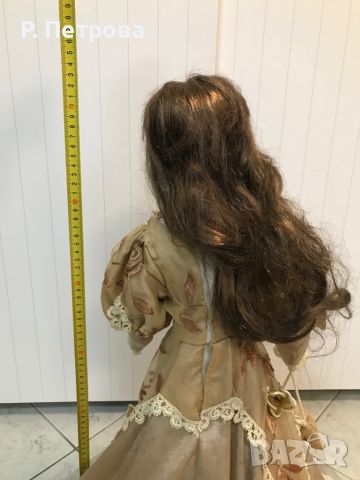 Красива керамична кукла 70 см, снимка 8 - Колекции - 45526589