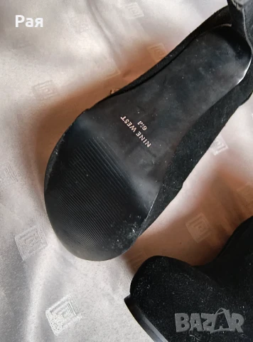 Дамски кожени обувки на висок ток Nine West, снимка 6 - Дамски ежедневни обувки - 50705588