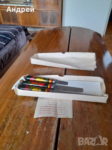 Стар комплект Руски кухненски ножове, снимка 2 - Други ценни предмети - 53597139