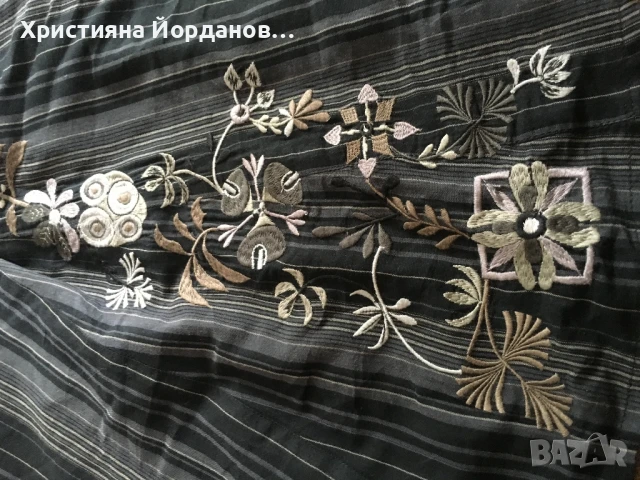 памучна пола с бродерия , снимка 4 - Поли - 50719585