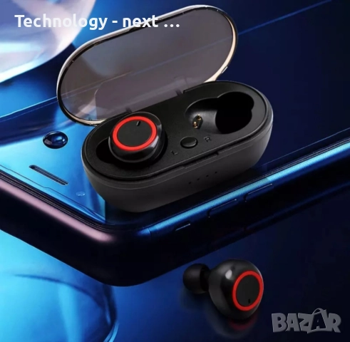 Bluetooth слушалки, Y50, BT 5.3 версия, безжични, iOS/Android съвместими, сензорно управление