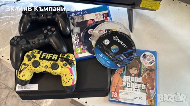 Конзола Sony Playstation 4 slim, снимка 2 - PlayStation конзоли - 53527054