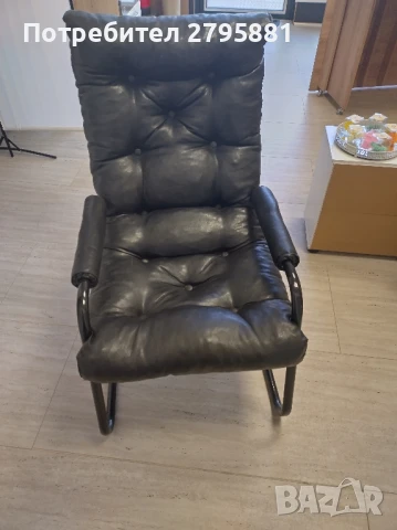Кожено кресло, снимка 3 - Дивани и мека мебел - 50856483