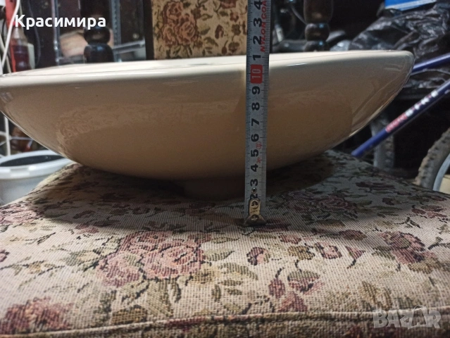 Керамичен умивалник бежов, снимка 5 - Мивки - 53217634