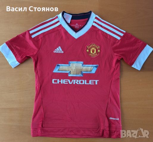 Манчестър Юн./Manchester Utd. adidas 2015-16г. - за ръст 140см., снимка 1 - Фен артикули - 46758029