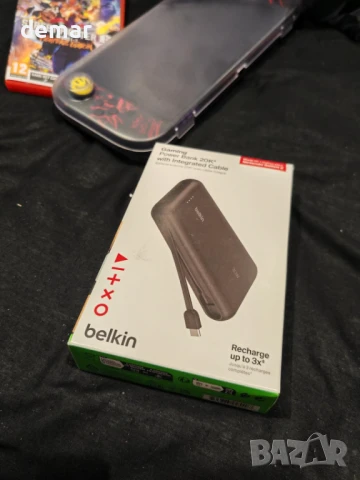 Belkin външна батерия за Nintendo Switch 2, 30W USB-C кабел 20000 mAh, снимка 10 - Външни батерии - 51298432