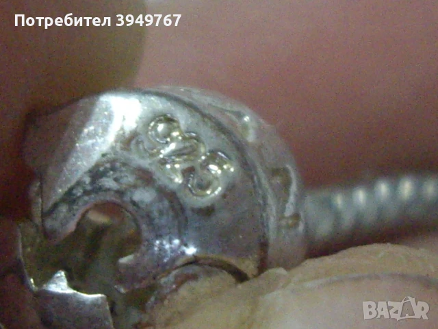 Сребърна гривна-пандора., снимка 5 - Гривни - 51410692