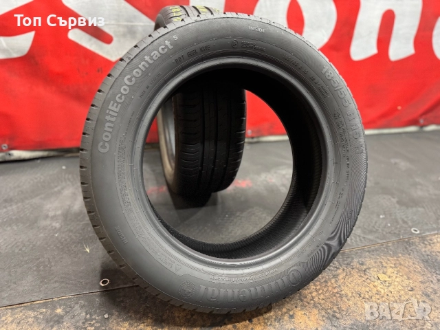 185 55 15, Летни гуми, Continental ContiEcoContact5, 2 броя, снимка 5 - Гуми и джанти - 51637367