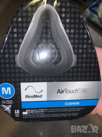 Резервна CPAP възглавничка с мемори пяна за маска за цяло лице Resmed AirTouch F20 cushion, снимка 1 - Медицински консумативи - 45002676