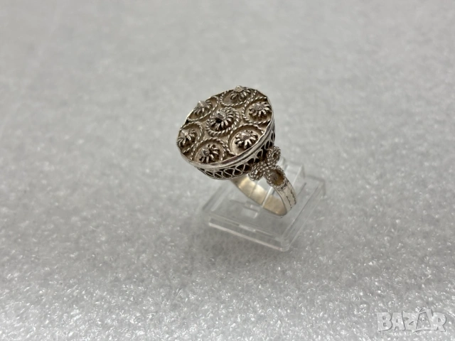 Дамски Сребърен Пръстен (проба 925)- 7,07 грама