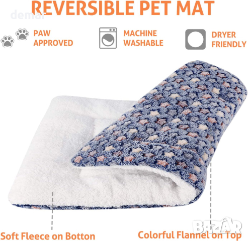 Kekuningan Подложка за кучешко легло, миещ се матрак, синьо, 74x54 см, снимка 3 - За кучета - 44993103