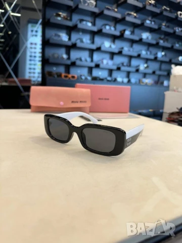 очила с черен обикновен калъф с ув защита ray ban miu miu , снимка 7 - Слънчеви и диоптрични очила - 50731613