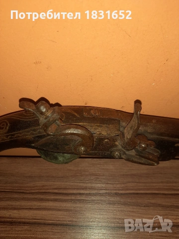 Стар кремъчен пистолет, снимка 6 - Антикварни и старинни предмети - 53650552