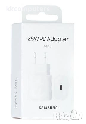 Зарядно/Адаптер 25W PD 220V / 3A /Бял/ EP-TA800 Super Fast Charging за SAMSUNG Оригинал Баркод : 456, снимка 4 - Оригинални зарядни - 52176750