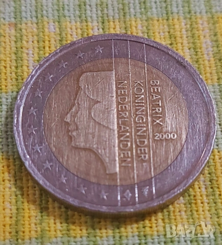 2 евро Беатрикс Нидерландия 2000, снимка 2 - Нумизматика и бонистика - 53726543