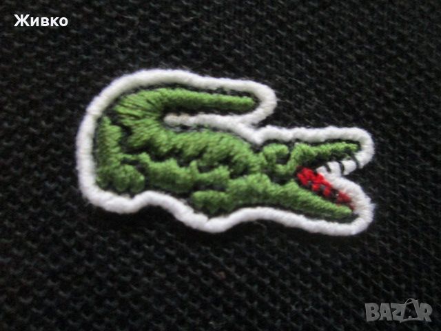 LACOSTE черна мъжка тънка блуза размер 7., снимка 3 - Блузи - 45594496