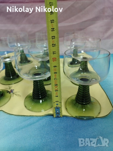 9 броя Roemer Schott Zwiesel W.Германия 70, снимка 9 - Сервизи - 53612201