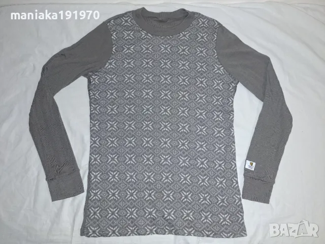 Janus (XL) мъжка термо блуза мерино 100% Merino Wool, снимка 1 - Спортни дрехи, екипи - 49070939