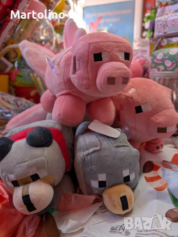 Нова плюшена играчка Майнкрафт Стийв, снимка 4 - Плюшени играчки - 52850688
