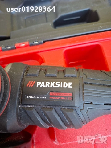 Акумулаторен ъглошлайф Parkside performance , снимка 2 - Ъглошлайфи - 54099682