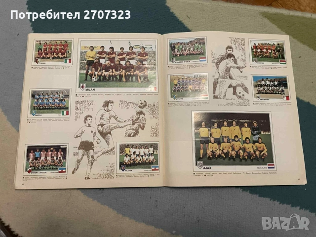 Албум Панини Евро футбол 1979 - 100% попълнен, снимка 9 - Списания и комикси - 51473946