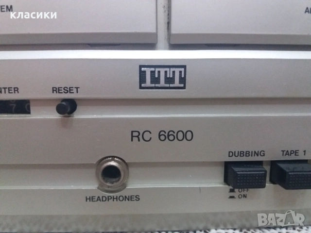 Радиокасетофон ITT RC-6600., снимка 14 - Радиокасетофони, транзистори - 53591279