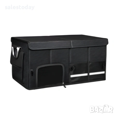 Органайзер за кола с капак и дръжки, еко кожа, 50 х 30см., снимка 3 - Аксесоари и консумативи - 51994984