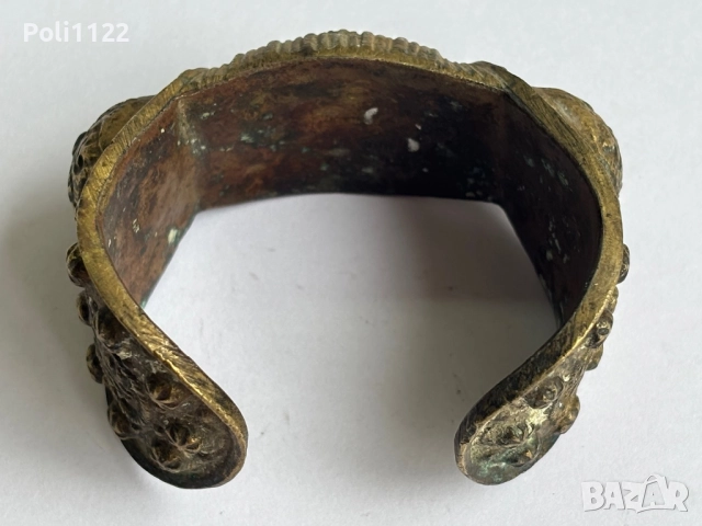 Възрожденска гривна рогатка, снимка 5 - Антикварни и старинни предмети - 51744995