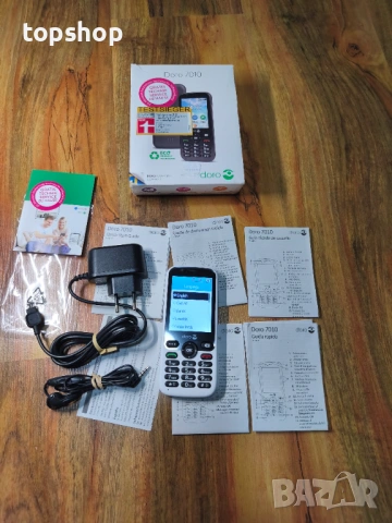 Чисто нов Doro 7010 (4G) – Смарт телефон с копчета, WhatsApp и Facebook ​ , снимка 5 - Други - 53379644