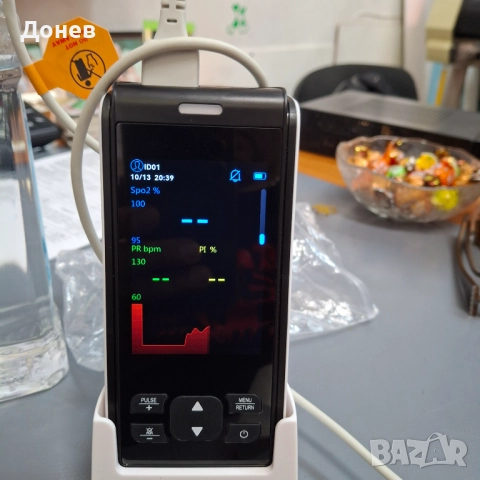 Пулсов оксиметър, ръчен пулсов оксиметър с непрекъснато мониториране, снимка 4 - Други - 52038770