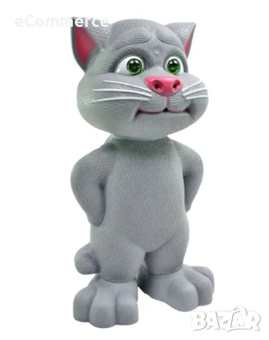 Talking Tom Интерактивен говорящ котарак Най-нов модел, снимка 3 - Музикални играчки - 47655053