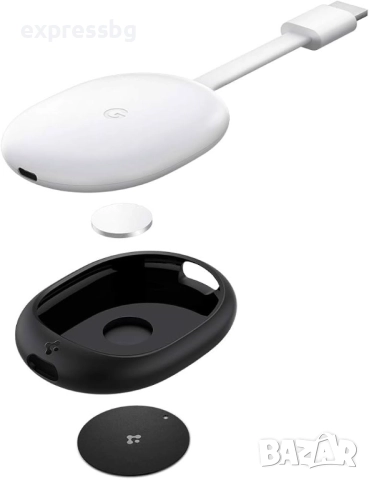SPIGEN Silicone Fit за Chromecast / Google TV – магнитен монтаж