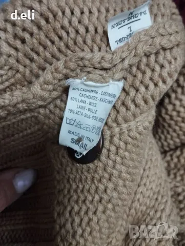 BRUNELLO CUCINELLI Original. Size L Кашмир, Коприна, Вълна, снимка 4 - Жилетки - 48219007