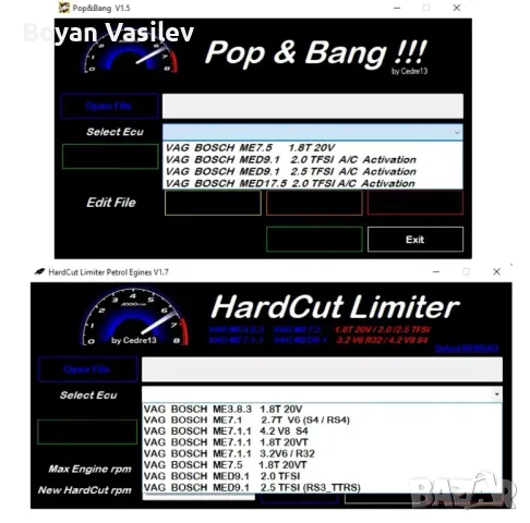 DaVinci 1.0.28,Xdecoder,WinOLS 4.7,HotStartr,VmaxR,Pop&Bang,QLaunchr, снимка 4 - Тунинг - 48782380