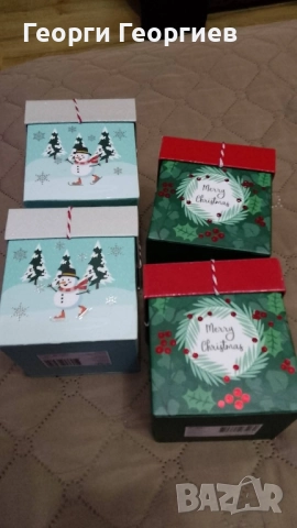 Коледни кутий , снимка 3 - Декорация за дома - 52499316