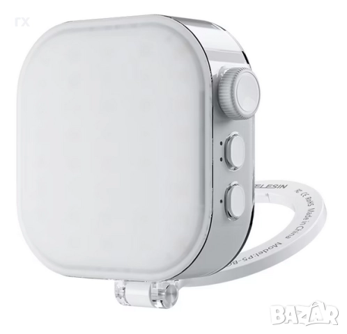 Магнитна led лампа "Ice Cube" осветление, Telesin RGB , съвместима с iPhone, снимка 2 - Светкавици, студийно осветление - 52381129